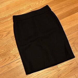 NWT J. Crew Brand New 100% Wool Skirt – Classic Black